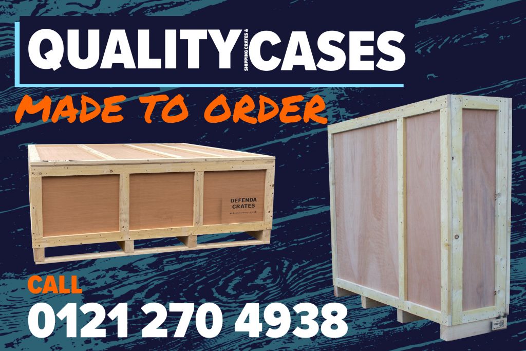 Custom Made Wooden Shipping Crates and Cases Birmingham